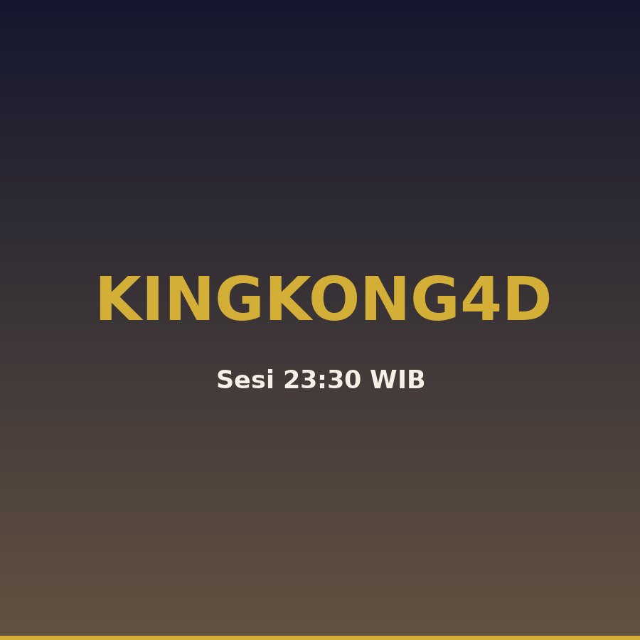 Kingkong 4d Jadwal Result 30 September 2026 dan Paito 1 Oktober